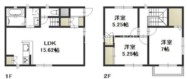 法界院駅 徒歩25分 1階の物件間取画像